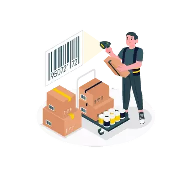 We select Amazon preferred carrier rates and print shipping labels for the various shipment plans.